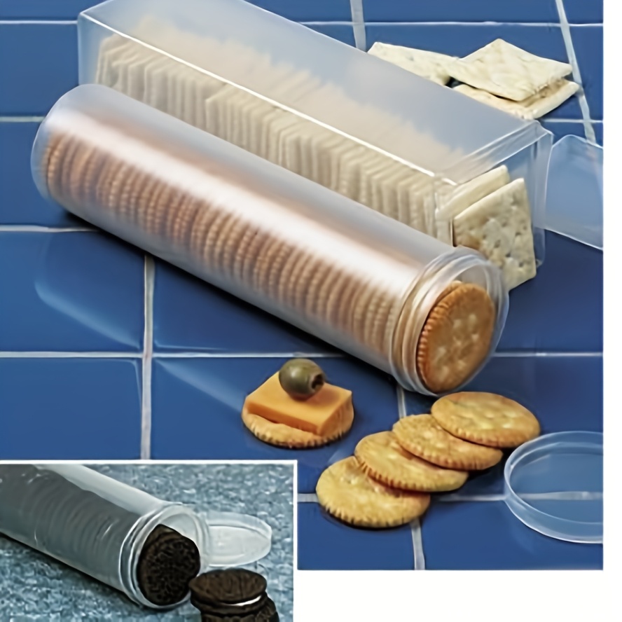 Kitchen Baking Tray Storage - Przezroczysty, prostokątny, szczelny pojemnik na żywność