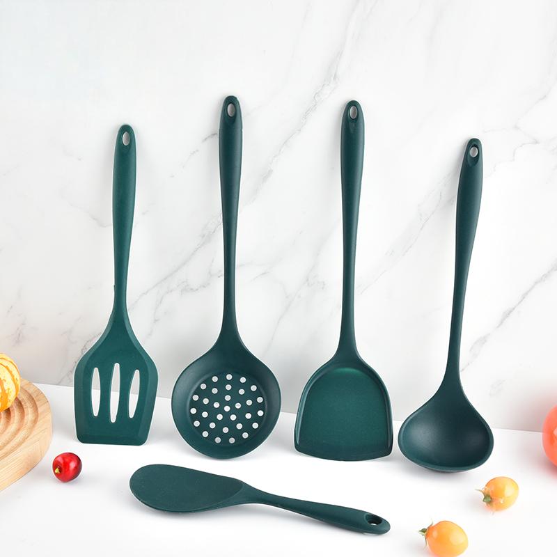 Offset Spatula Set - 5-częściowy zestaw przyborów kuchennych z silikonu