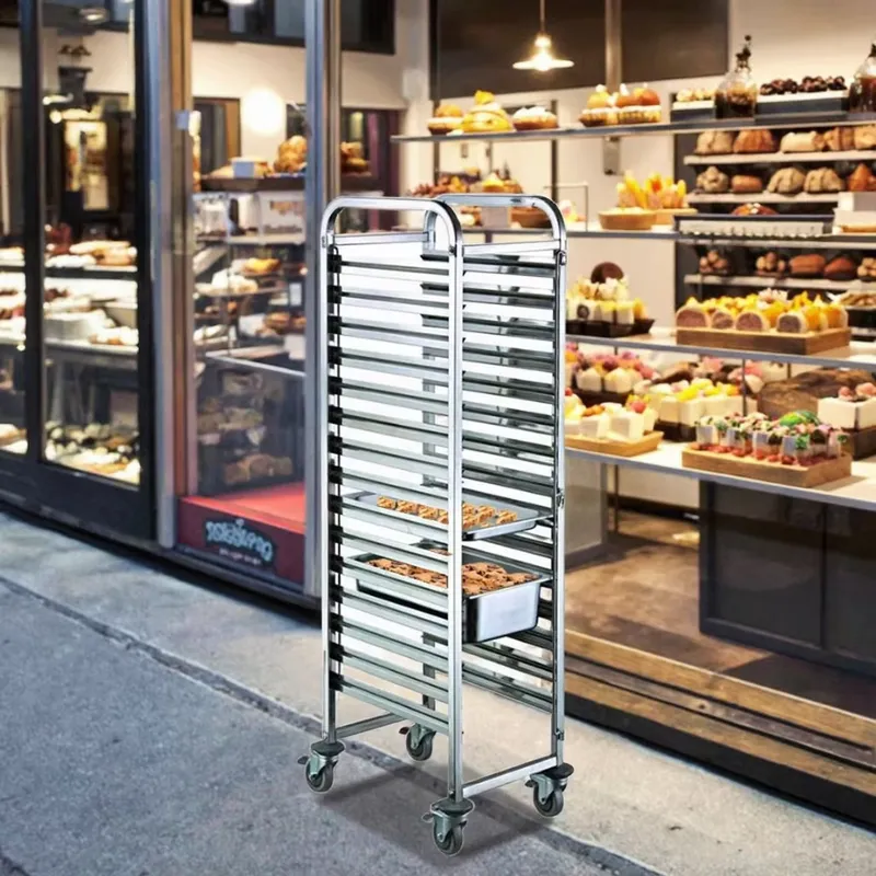 Kitchen Baking Cart - Wytrzymały wózek na 4 kołach ze