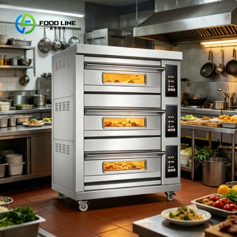 Commercial Kitchen For Baking - Piec komercyjny ze stali nierdzewnej do