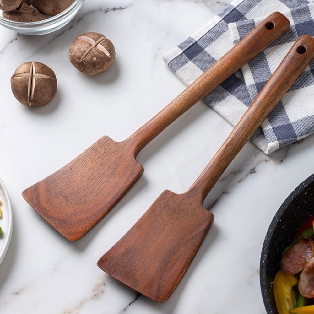 Offset Spatula Set - Łopatka kuchenna z litego drewna 34