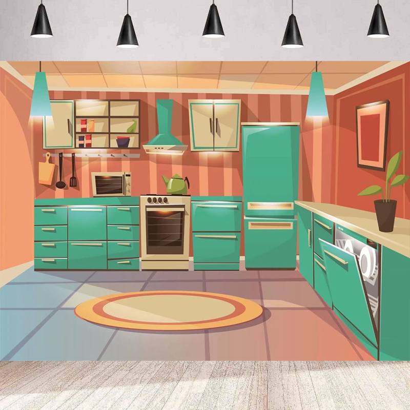 Tło fotograficzne Kuchnia z kr – Kitchen Baking Cupboard recenzja i cena