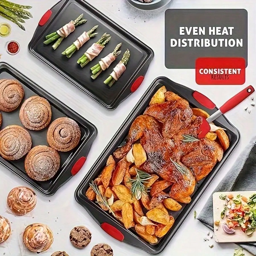 Zestaw 3 form do pieczenia z p – Commercial Kitchen For Baking recenzja i cena