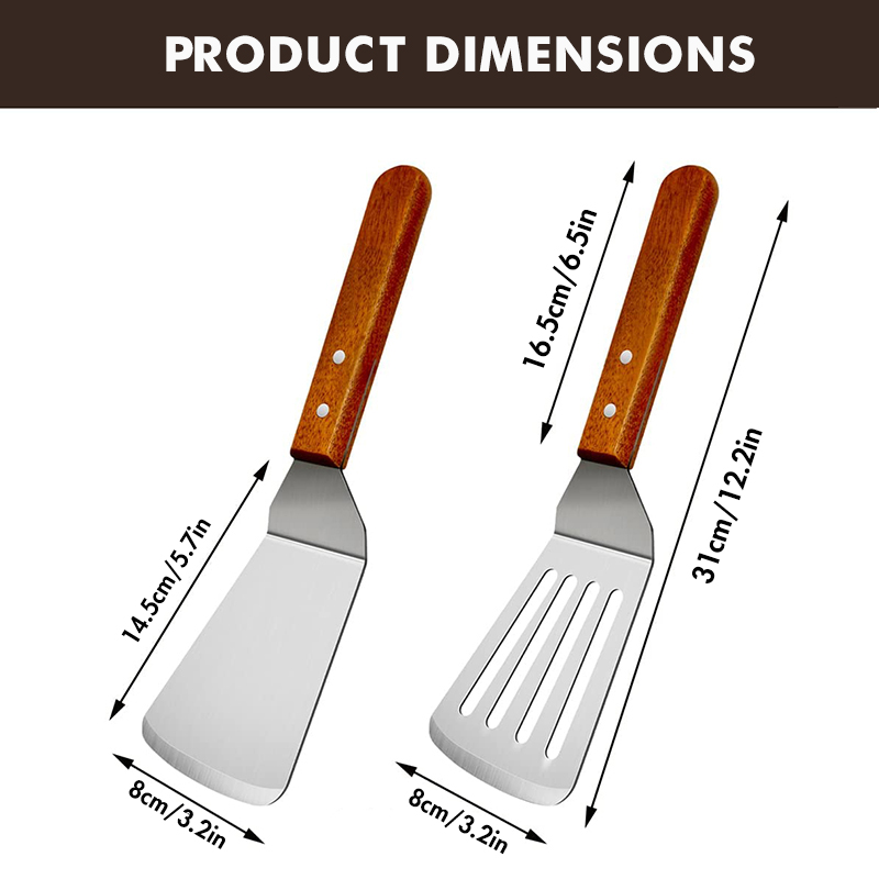 Metalowe szpatułki do odlewane – Offset Spatula Set recenzja i cena