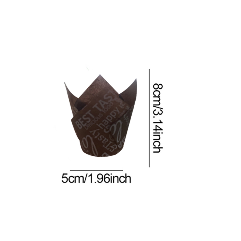 50/100 szt. Papierowe foremki  – Kitchen Paper For Baking recenzja i cena