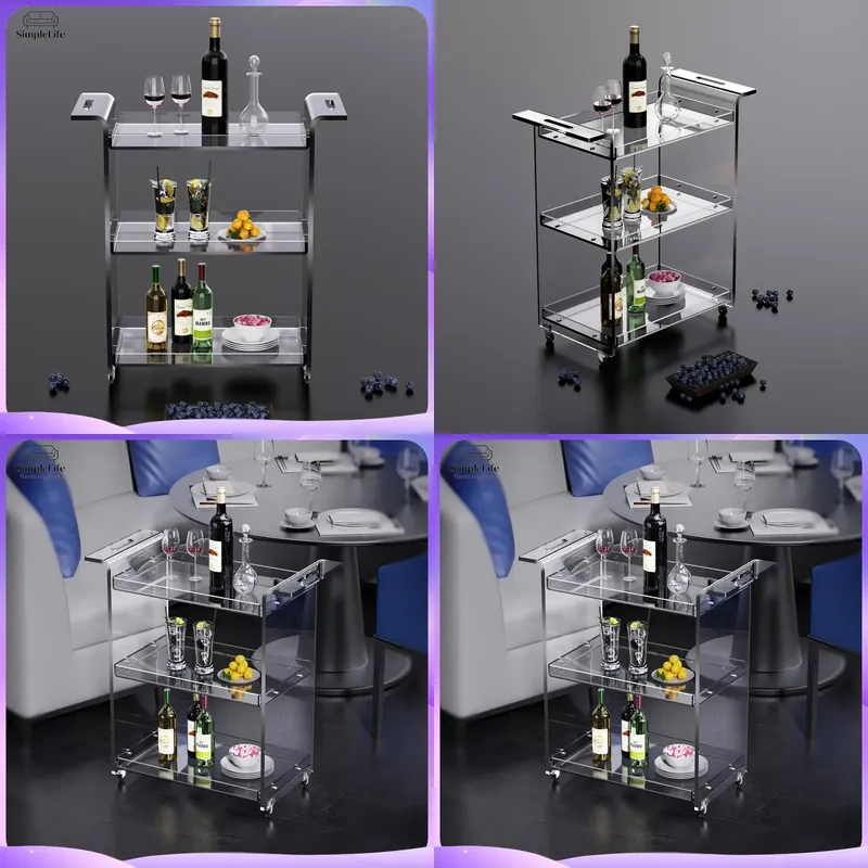 Nowoczesny 3-poziomowy wózek k – Kitchen Baking Cart recenzja i cena