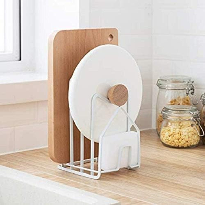 1 szt. Biały uchwyt na pokrywk – Kitchen Baking Cupboard recenzja i cena
