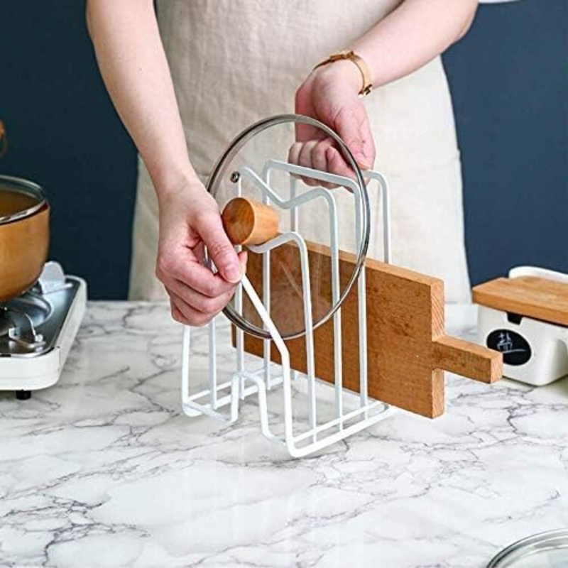 1 szt. Biały uchwyt na pokrywk – Kitchen Baking Cupboard recenzja i cena