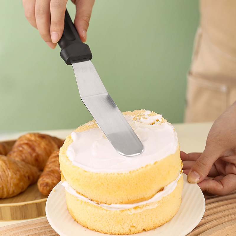 1PC Skrobak do ciasta ze stali – Offset Spatula Set recenzja i cena