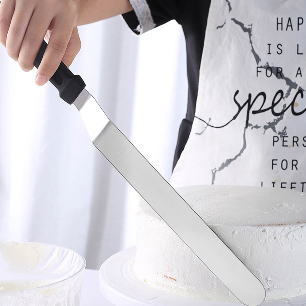 1PC Skrobak do ciasta ze stali – Offset Spatula Set recenzja i cena