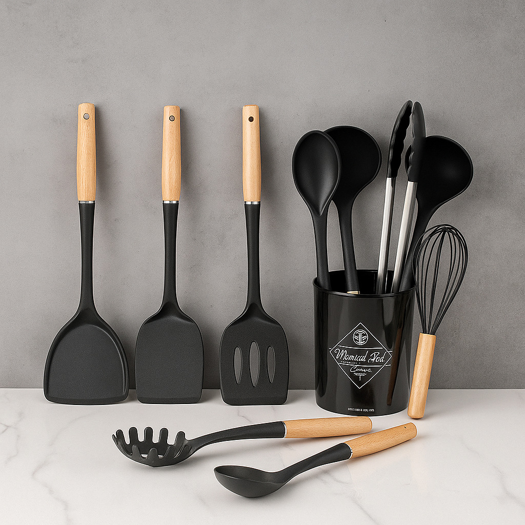 Zestaw silikonowych przyborów  – Offset Spatula Set recenzja i cena